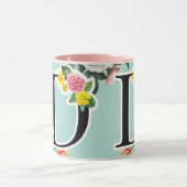 Monogramm Tasse (Zentrum)
