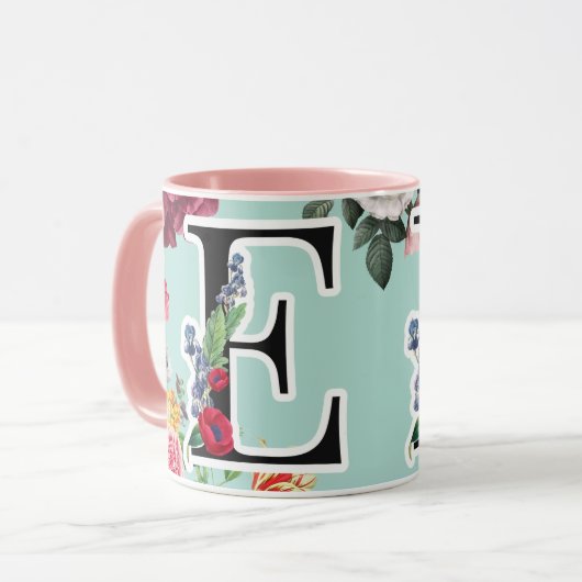 Monogramm Tasse (Vorderseite Links)