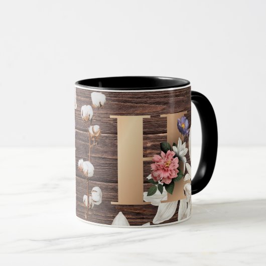 Monogramm Tasse (VorderseiteRechts)
