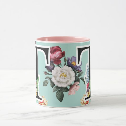 Monogramm Tasse (Zentrum)