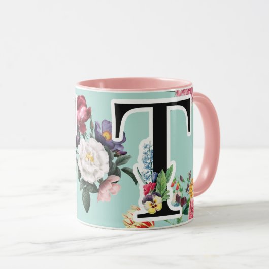 Monogramm Tasse (VorderseiteRechts)