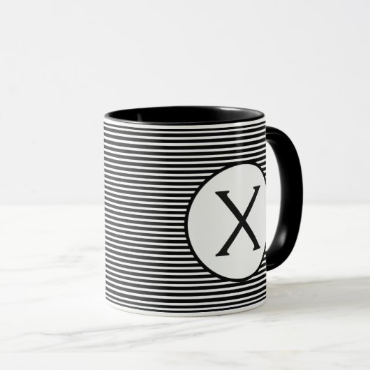 Monogramm Tasse (VorderseiteRechts)