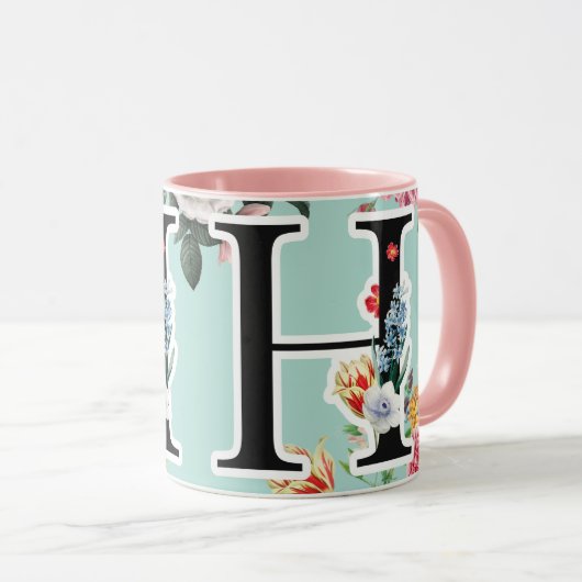 Monogramm Tasse (VorderseiteRechts)