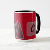 Monogramm Tasse (VorderseiteRechts)