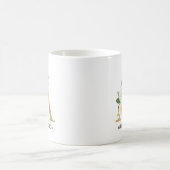 Monogramm-Tasse, Blumenmonogramm A, Kaffeetasse (Mittel)