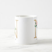 Monogramm-Tasse, Blumenmonogramm N, Kaffeetasse (Mittel)