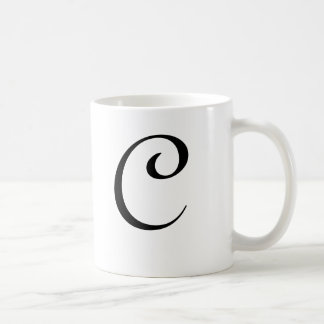 Monogramm-Tasse "C " Kaffeetasse