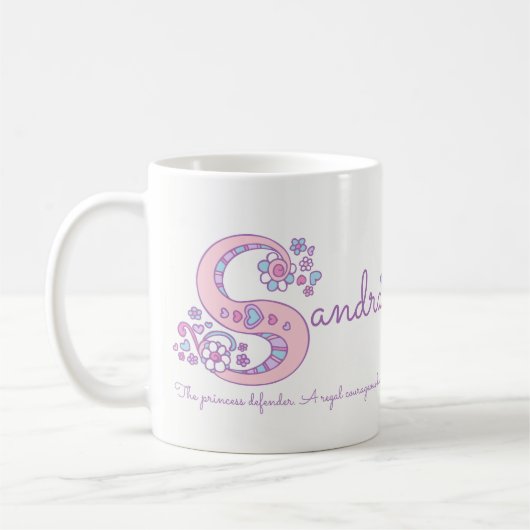 Monogramm-Tasse der Kaffeetasse (Links)