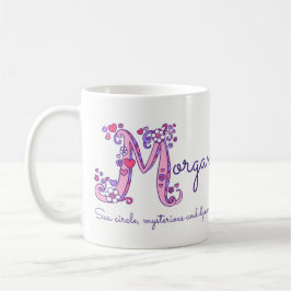 Monogramm-Tasse der Kaffeetasse