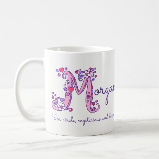 Monogramm-Tasse der Kaffeetasse (Links)