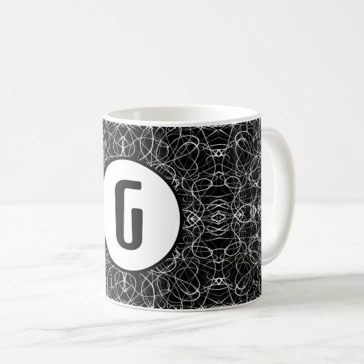 Monogramm Tasse G (VorderseiteRechts)