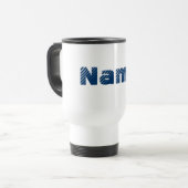 Monogramm Tasse Ihres Namens (Vorderseite Links)