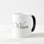 Monogramm-Tasse Kaffee Verwandlungstasse (VorderseiteRechts)