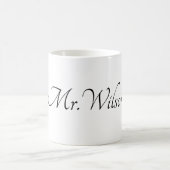 Monogramm-Tasse Kaffee Verwandlungstasse (Mittel)