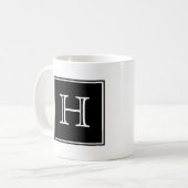 Monogramm-Tasse Kaffeetasse (Vorderseite Links)