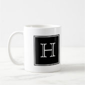 Monogramm-Tasse Kaffeetasse (Links)