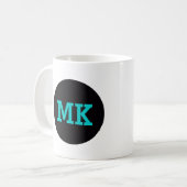 Monogramm-Tasse Kaffeetasse (Vorderseite Links)