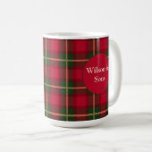 Monogramm-Tasse Kaffeetasse (VorderseiteRechts)