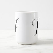Monogramm-Tasse Kaffeetasse (Mittel)