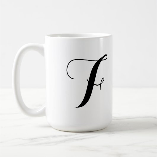 Monogramm-Tasse Kaffeetasse (Links)