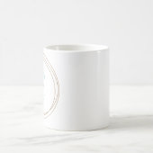 Monogramm-Tasse Kaffeetasse (Mittel)
