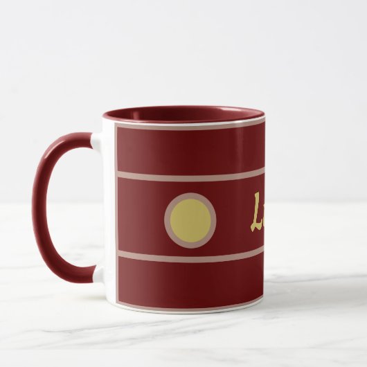 Monogramm-Tasse Tasse (Links)