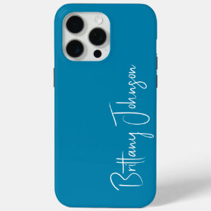 Monogramm Teal Case-Mate iPhone Hülle
