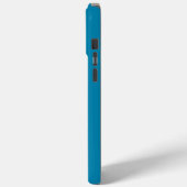 Monogramm Teal Case-Mate iPhone Hülle (Rückseite / Links)