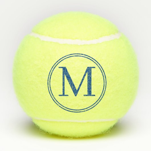 Monogramm Tennisbälle (Rückseite)