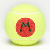 Monogramm Tennisbälle (Rückseite)