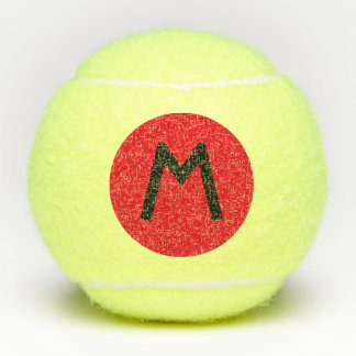 Monogramm Tennisbälle
