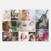 Monogramm-Test Geschenkpapier Set (Vorderseite)