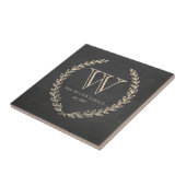 Monogramm-Tile im Chalkboard-Stil Fliese (Seite)