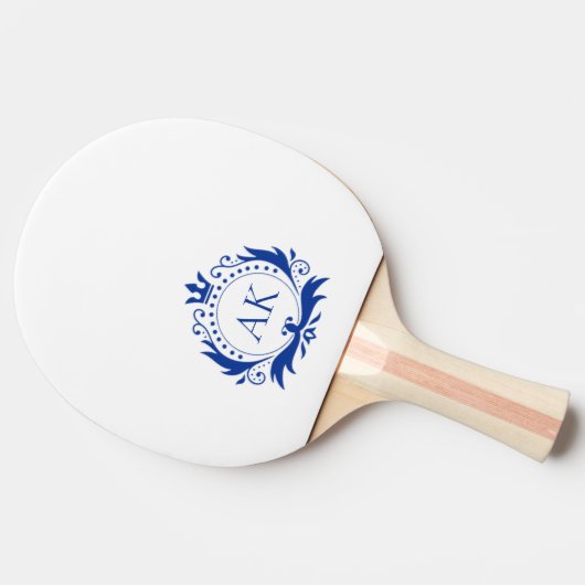 Monogramm Tischtennis Schläger (Seitenansicht)