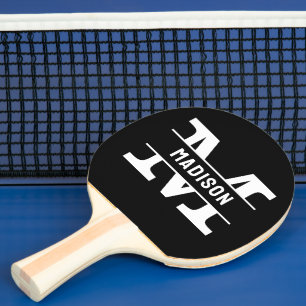 Monogramm Tischtennisschläger mit personalisiertem Tischtennis Schläger