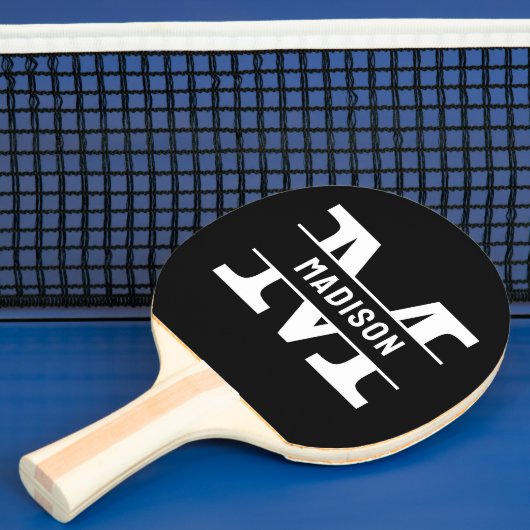 Monogramm Tischtennisschläger mit personalisiertem Tischtennis Schläger (InSitu)