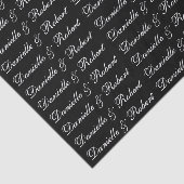 Monogramm-Tissue-Papier für Hochzeiten von Individ Seidenpapier (Ausschnitt)