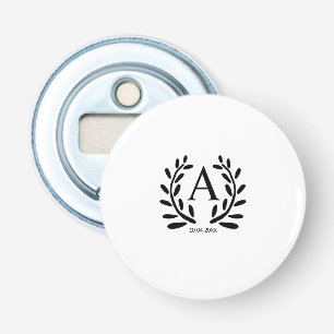 MONOGRAMM-TRAUZEUGEN GESCHENKE MIT JAHR DATUM NAME FLASCHENÖFFNER