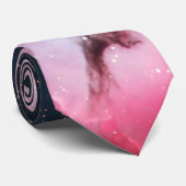 Monogramm-Trifid Nebelfleck Krawatte (Gerollt)