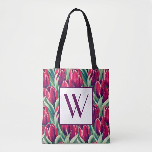 Monogramm Tulip-Tasche Tasche (Vorderseite)