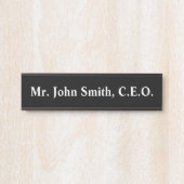 Monogramm Türschild (Vorderseite )