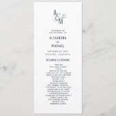 Monogramm Typografie Einfaches, fett Minimalistisc Programm (Vorderseite)