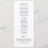 Monogramm Typografie Einfaches, fett Minimalistisc Programm (Rückseite)