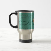 Monogramm u. Blätter Reisebecher (Links)