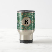 Monogramm u. Blätter Reisebecher (Mittel)