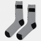 "Monogramm U" Socken (Linkes Detail)