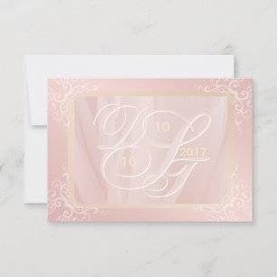 Monogramm-UAWG personalisieren RSVP Karte