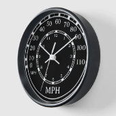 Monogramm-Uhr für das Black-Speedometer Uhr (Winkel)