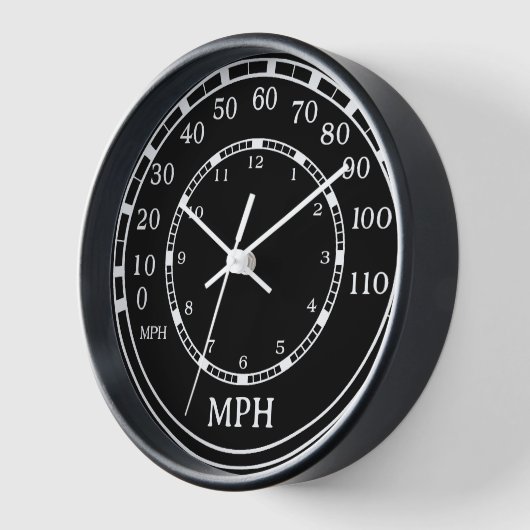 Monogramm-Uhr für das Black-Speedometer Uhr (Winkel)
