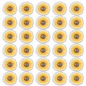 Monogramm-Umschlag Aufkleber für rustikale Sonnenb (Vorderseite)